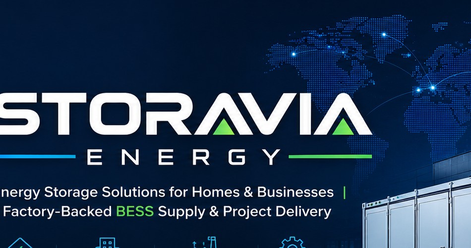 STORAVIA energy storage project visual