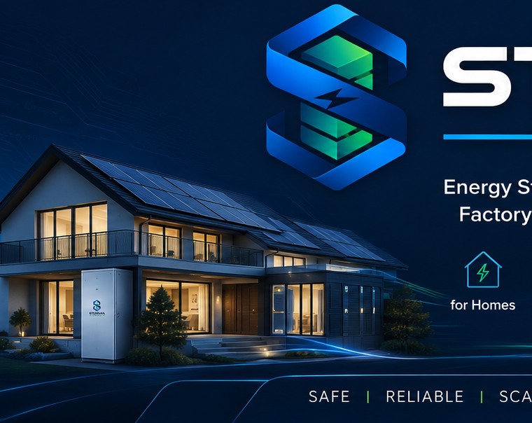 Residential home with solar and energy storage